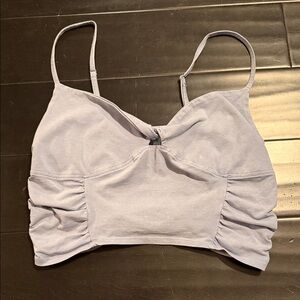 Tilly's Blue Washed Bandeau Top